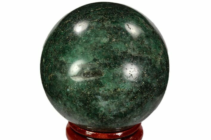 Polished Fuchsite Sphere - Madagascar #104242